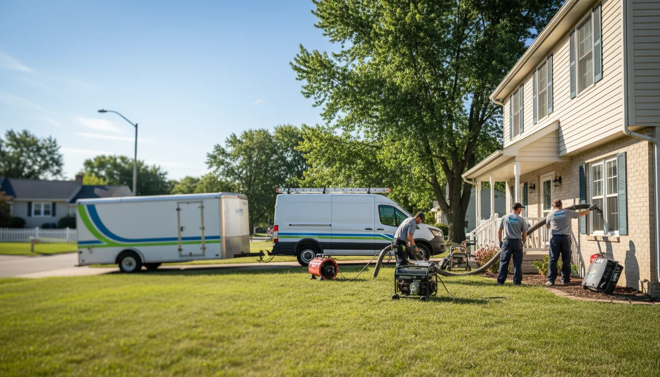 Flooded Basement Restoration And Cleanup With Repair in South Rockwood, MI near me